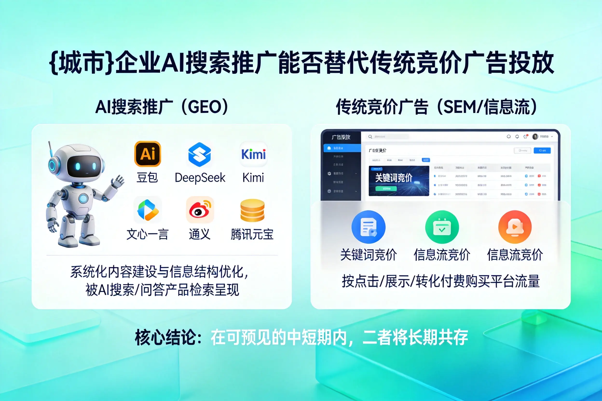 兰州企业AI搜索推广能否替代传统竞价广告投放
