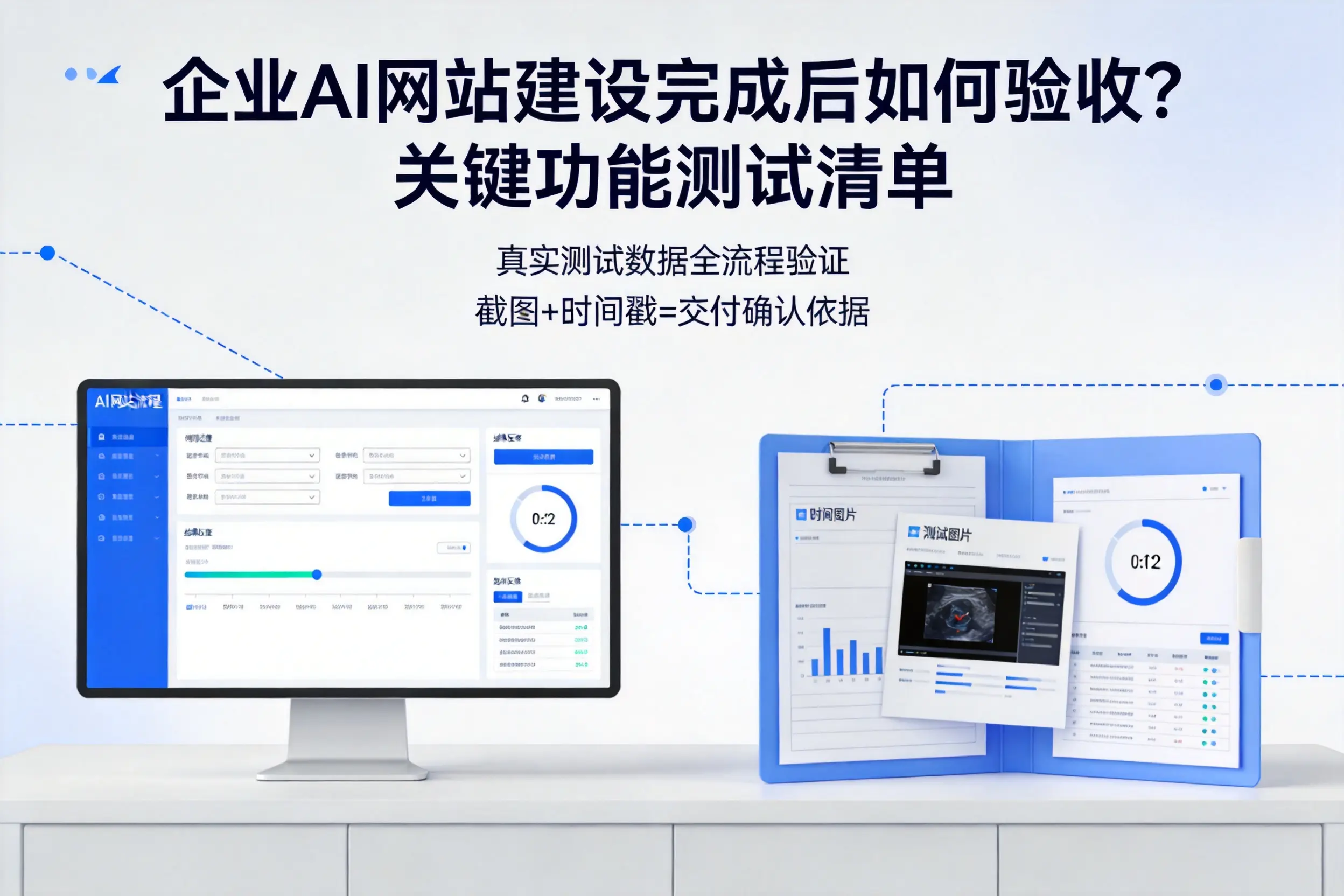 兰州企业AI网站建设完成后如何验收？关键功能测试清单