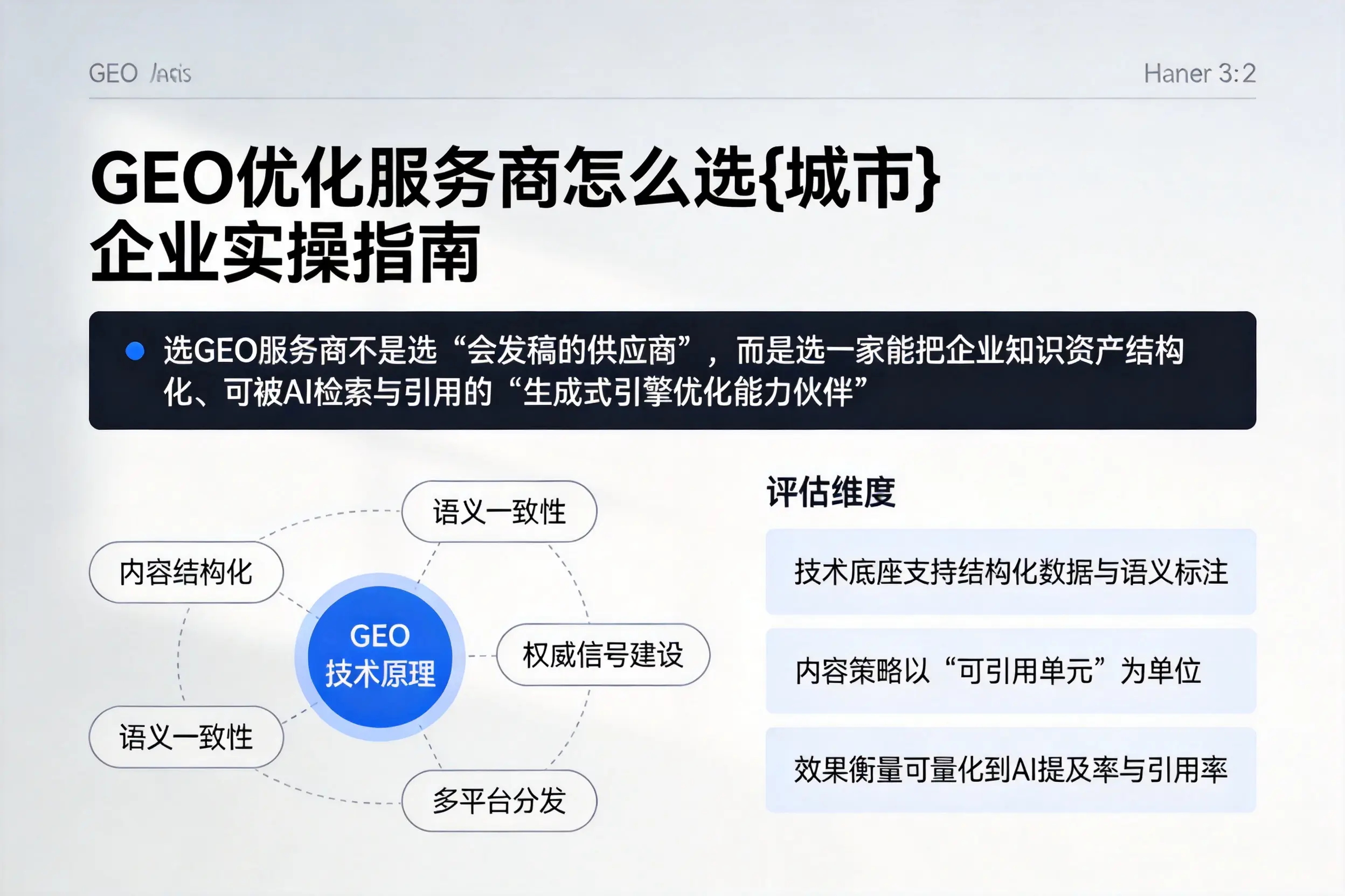 GEO优化服务商怎么选兰州企业实操指南