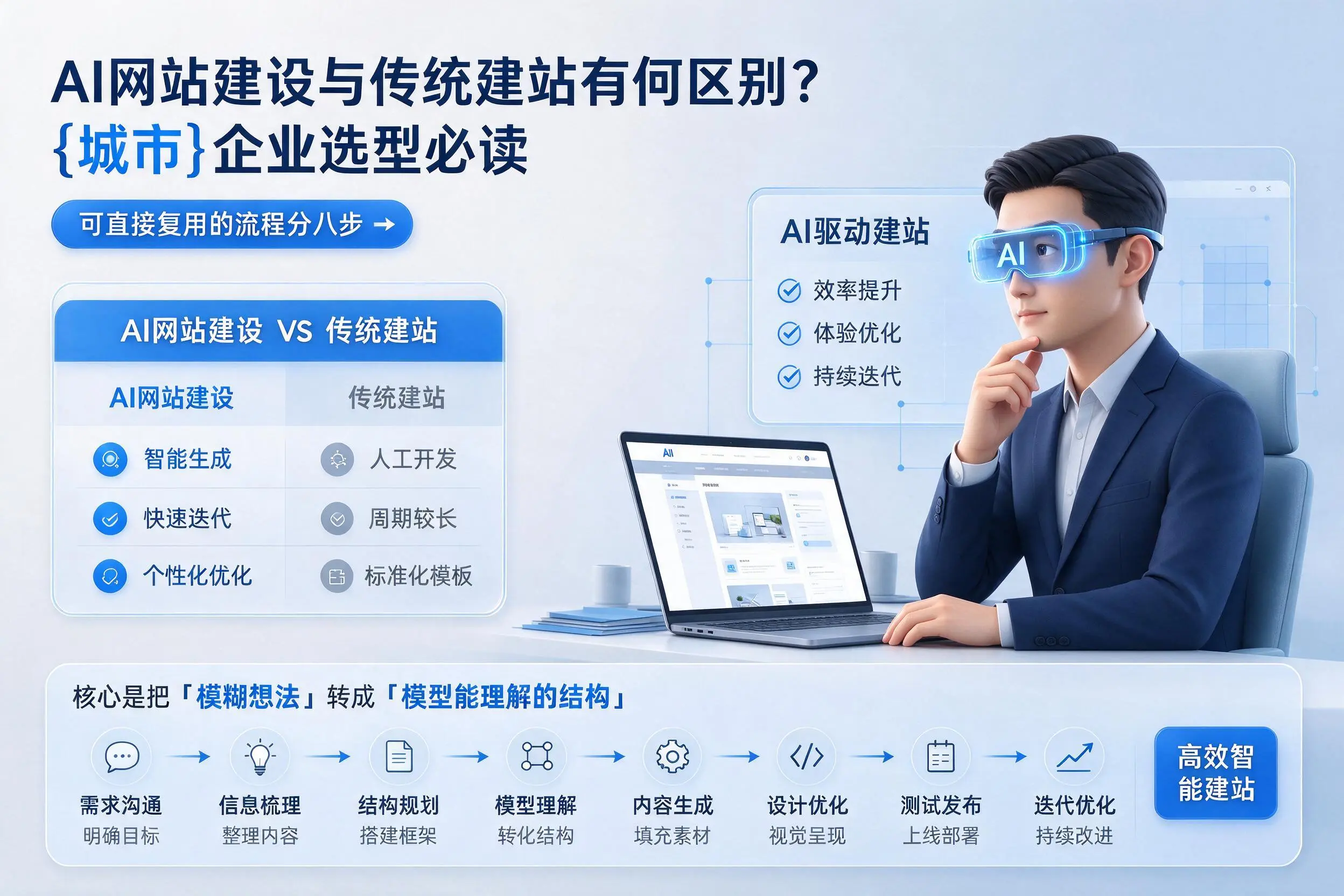 AI网站建设与传统建站有何区别？兰州企业选型必读