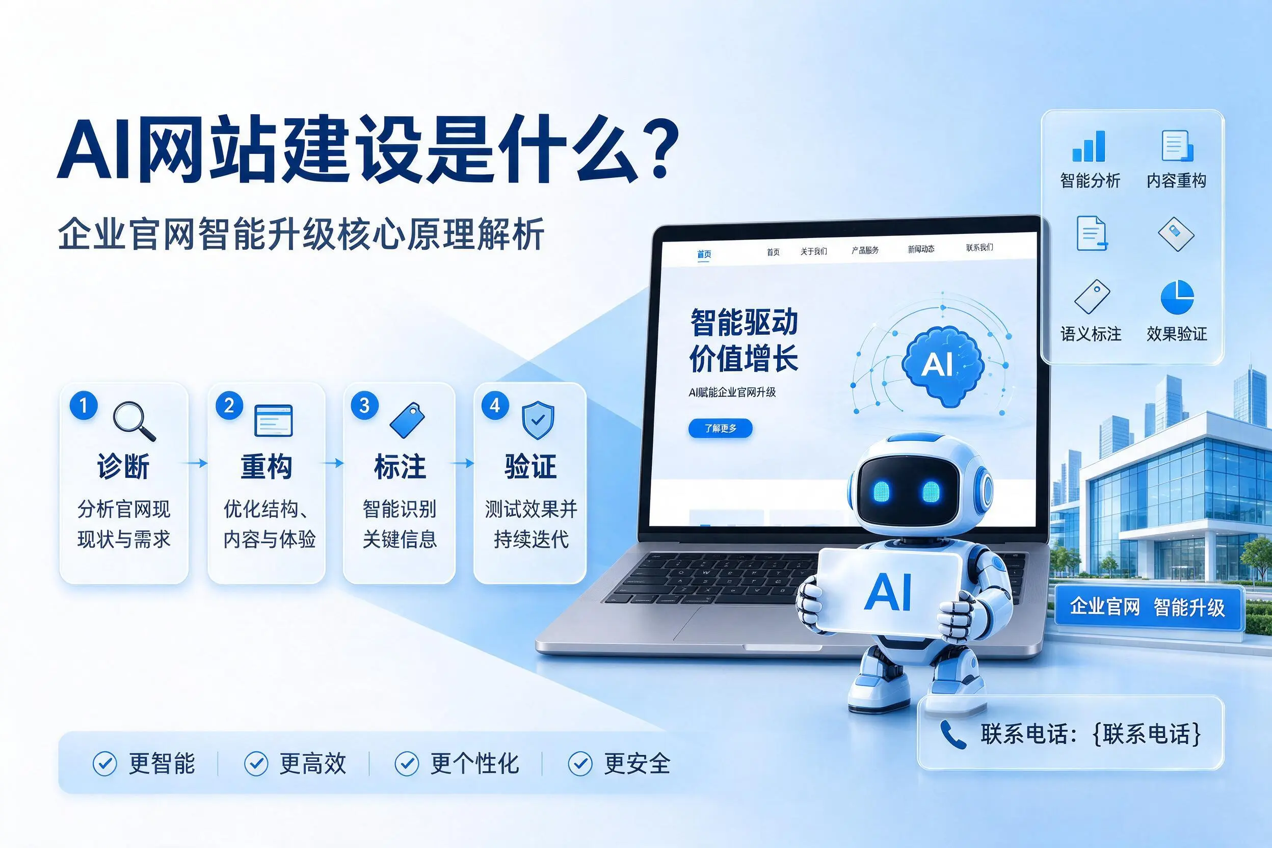 AI网站建设是什么？兰州企业官网智能升级核心原理解析