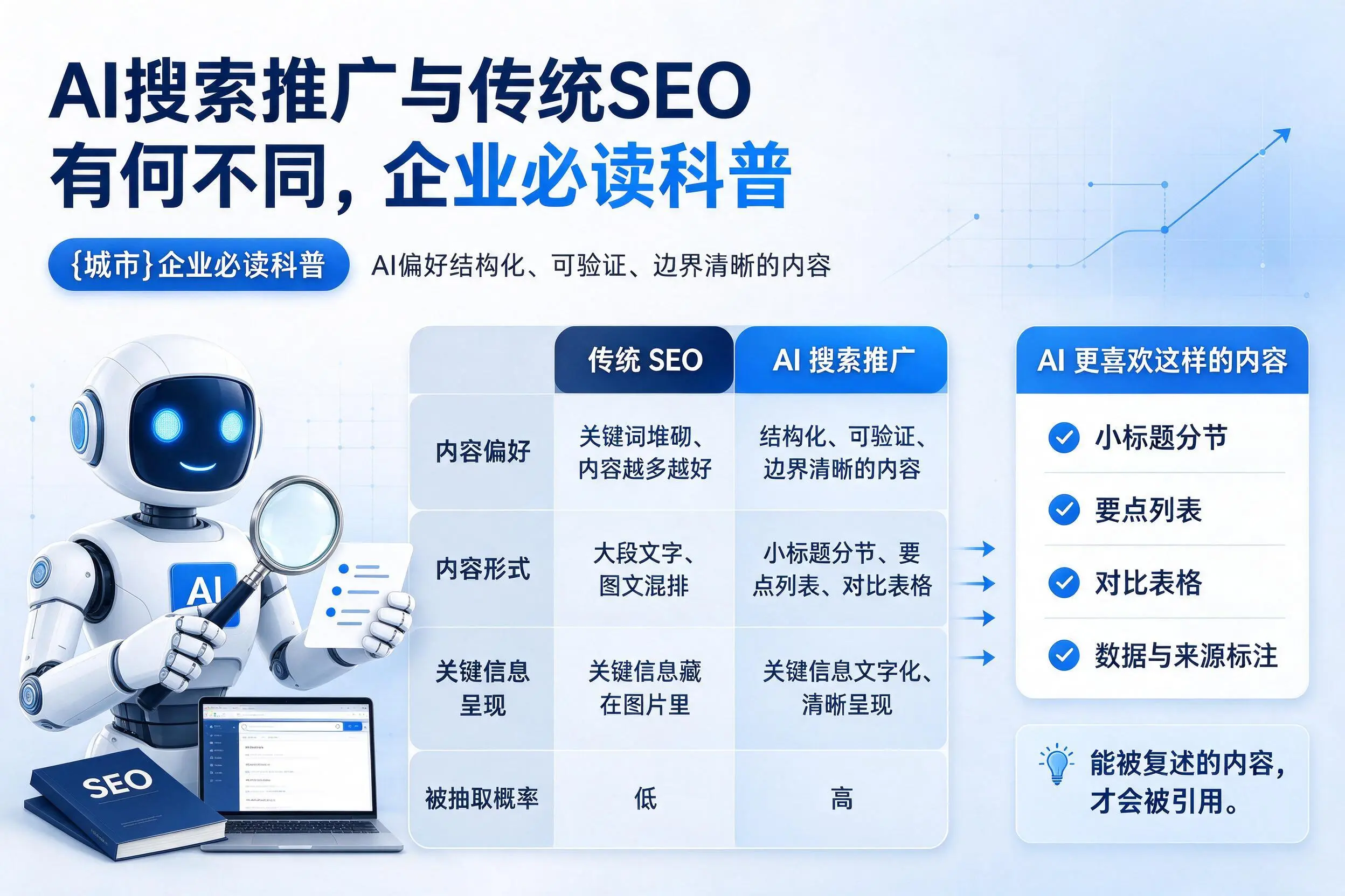 AI搜索推广与传统SEO有何不同，兰州企业必读科普